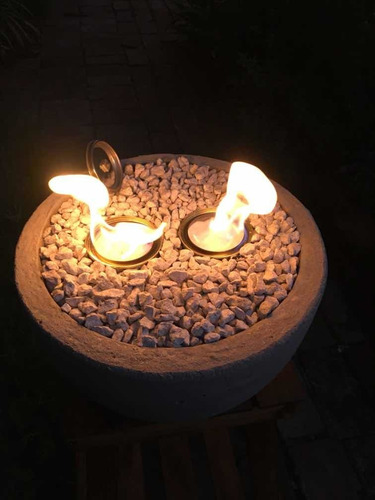 Imagen 1 de 5 de Ecofogones De Concreto Con Banco De Madera Incluido