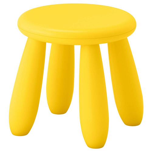 Ikea Asia Mammut - Taburete Infantil (amarillo)