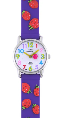 Reloj Montreal Nena Ml1500c Silicona 3d Mecanismo Citizen
