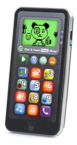 Telefone Com O Emoji Leapfrog Chat And Count, Preto