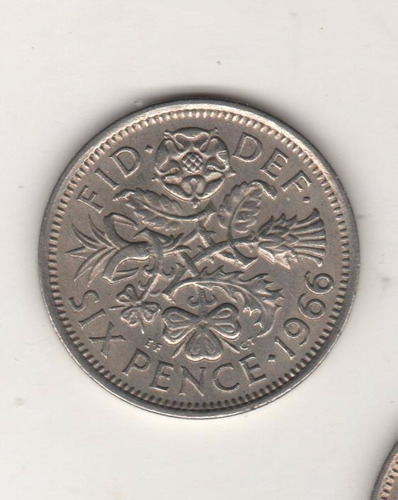 Gran Bretaña Moneda De 6 Pence Año 1966 Km 903 - Xf
