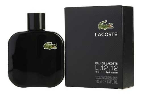 Perfume Eau Noir De Lacoste 100 Ml Eau De Toilette Nuevo Original