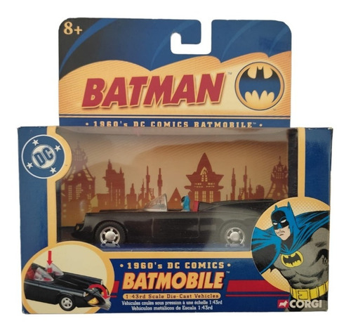 Batimovil Batman Dc Comics 1960´s Corgi Escala 1:43 