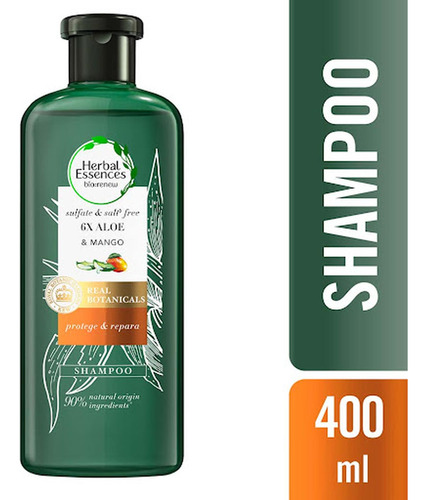 Shampoo Herbal Essences Bio Renew 6x Aloe & Mango Protege & 