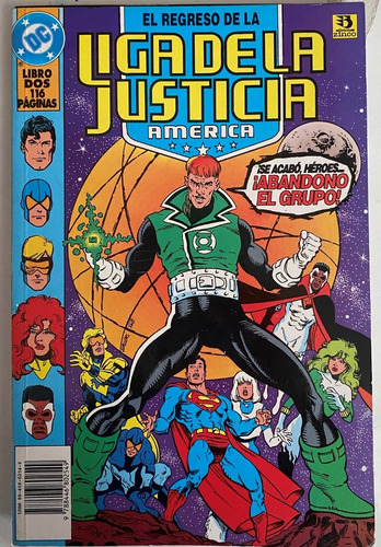 Liga De La Justicia, 2 Tomos, Zinco Dc Comics, C8