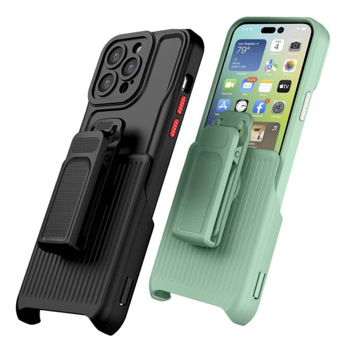 Funda De Uso Rudo Clip Compatible Con iPhone 15 A2846