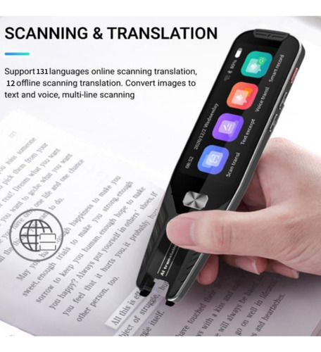 Pluma Traductora Scanner Texto 131 Idiomas Grabadora Reducci