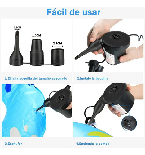 Bombas De Aire Eléctricas Para Inflar Y Desinflar Colchones