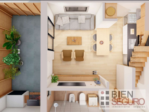 Apartamento Reciclado, 2 Dorm, 2 Baños En Venta En Aguada