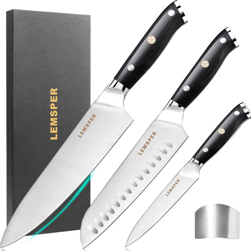 Juego De Cuchillos De Cocina Afilados, Juego De 3 Cuchillos
