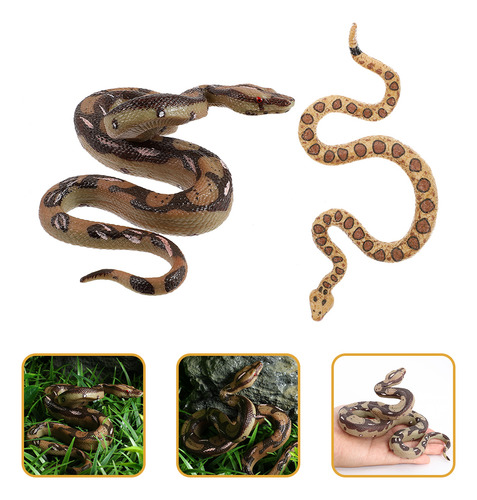 Serpiente Artificial Que Asusta A Los Pájaros, 2 Unidades