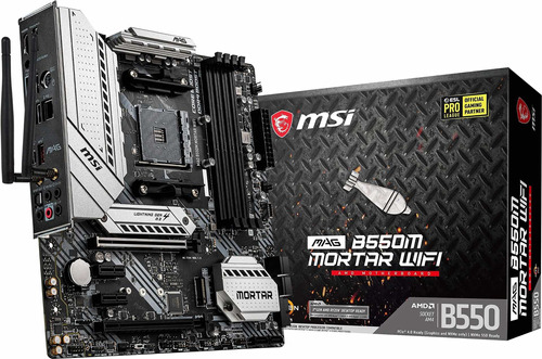 Motherboard Msi Mag B550m Mortar Wifi Socket Am4