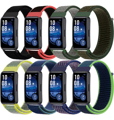 8 Correas De Nylon Loop Para Huawei Smartwatch Band 9 8
