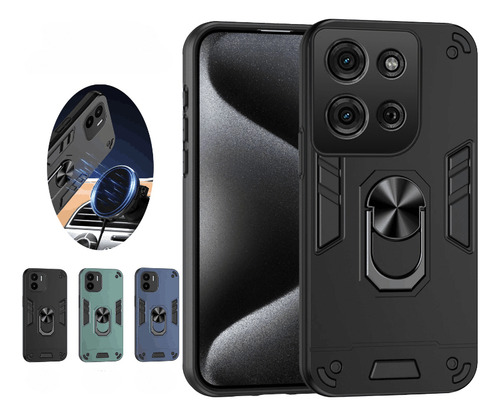 Funda Para Moto Edge 60 Fusion Sargento Valiente+mica