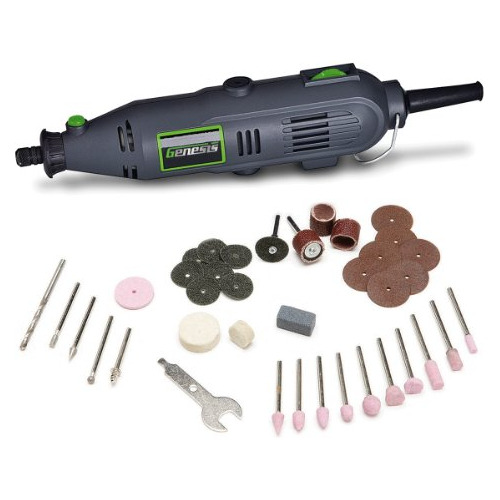 Genesis Grt Vs Rotary Tool Con 40 Accesorios Gris