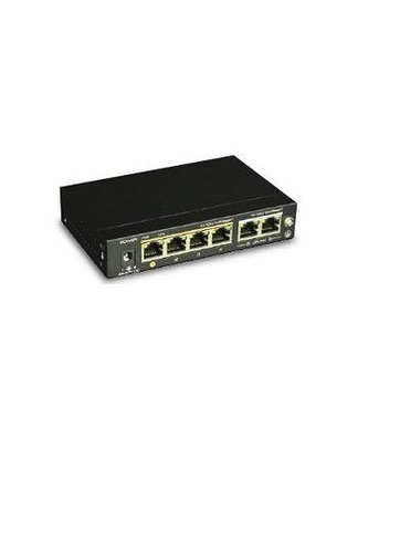 Switch Poe 4 Puertos 2 Uplink 100mb 60w Cygnus S1004-60-v2