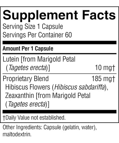 Natures Sunshine Lutein 60caps