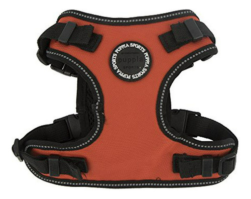 Puppia Plra-hf9323 Black Trek Safety Harness F Pet-vest-harn