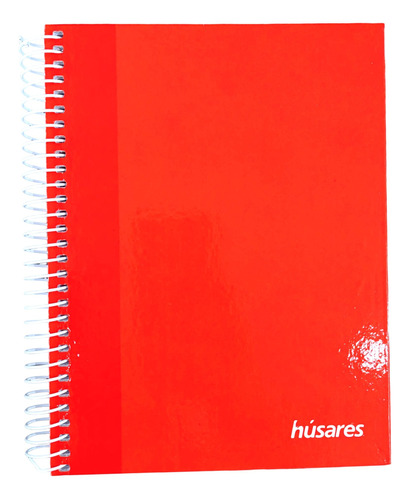 Cuaderno Espiral A5 Tapa Dura Husares 120 Hojas Cuadriculado