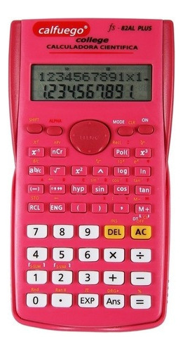 Calculadora Cientifica Calfuego Fs-82 Al Plus College 94-143 Color Negro