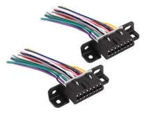 Comprar Conector Hembra Obd2 De 16 Pines, 2 Piezas, Arnés De Conecto