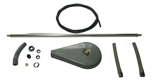 Bajada Completa Gris Con Caño De 55mm Vigia