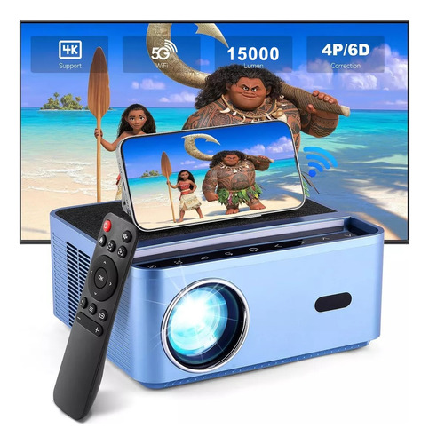 Proyector Led 4k Wifi Bluetooth Full Hd 1080p Audio 15000lm