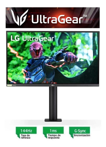 Imagen 2 de 7 de Monitor LG 27 27gn880 Qhd 2k Gsync Fsync Ips 144hz 1ms Hdr