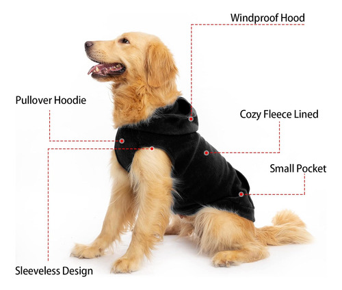 Sudadera Con Capucha Para Perro Expawlorer Con Bolsillo, ...