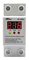 Comprar Protector Tension Monofasico 63a Gralf Voltimetro Riel Din