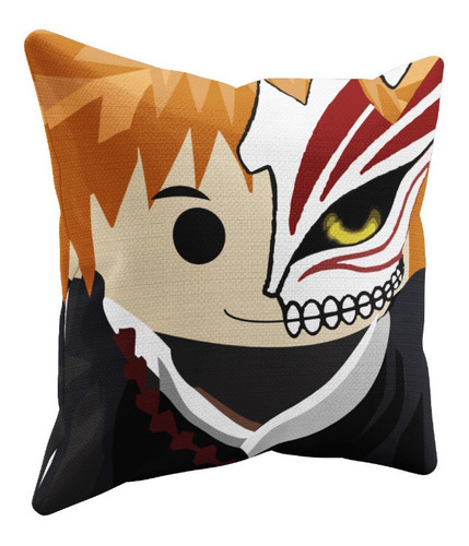 Cojin Decorativo Ichigo Kurosaki Bleach Soul Anime Regalo