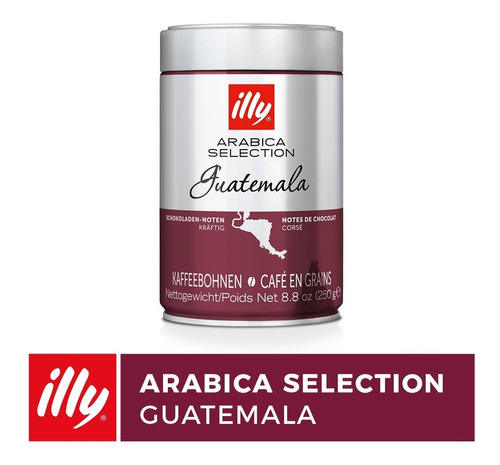 Café Illy Guatemala - 250gr - 100% Arábica - Grano / Molido