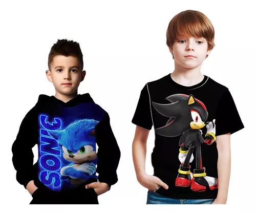 Kit Camiseta Sonic