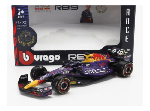 Red Bull Rb19 N.1 Max Verstappen - Gp De Las Vegas 2023 Roxo