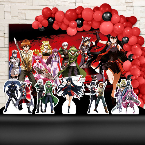 Kit Decoração De Festa Infantil Akame Ga Kill M