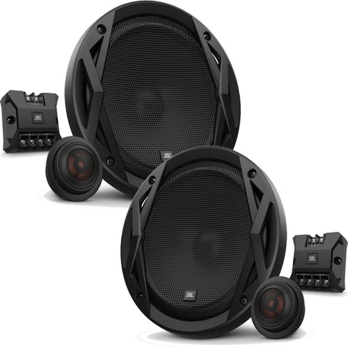 Kit 2 Vias Jbl 6 Pol Club6500 120rms + Crossover + Twetter