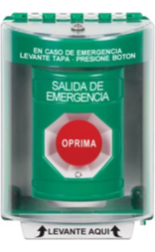 Botón De Salida De Emergencia, Cubierta De Policarbonato