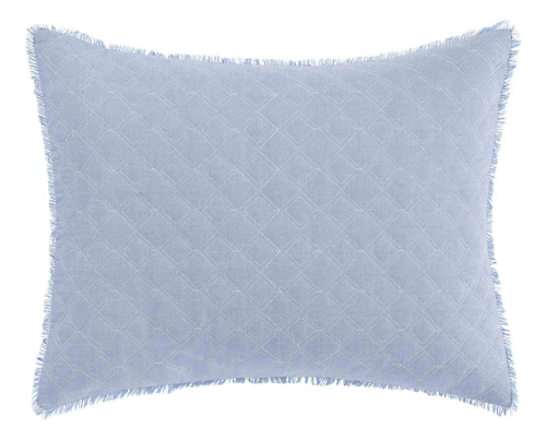 Laura Ashley Mila - Almohada De 16 X 20 Pulgadas, Color Azul