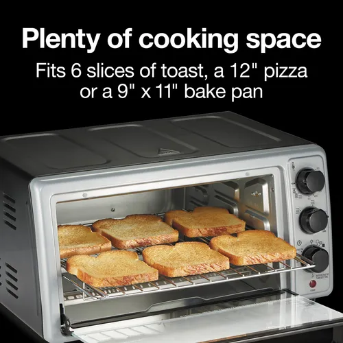 Horno Tostador Con Freidora De Aire 4 Funciones 6 Rebanadas