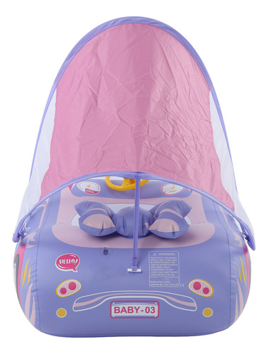 Flotador Inflable Para Nadar Con Forma De Coche Para Bebés,
