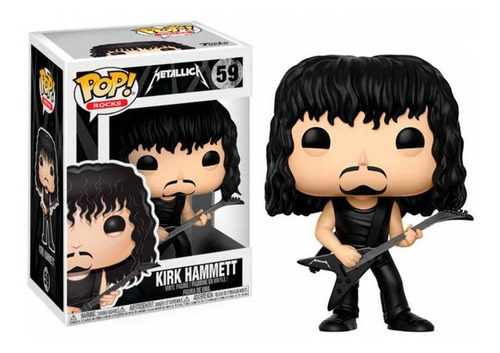 Metallica Kirk Hammett Funko Pop Detalle En Caja