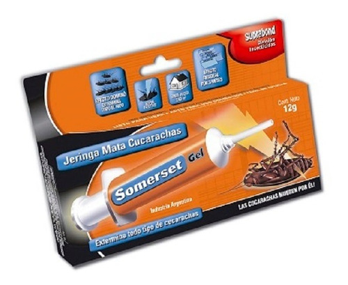 Imagen 1 de 5 de Jeringa Somerset Mata Cucarachas 12g Por 2 Unidades
