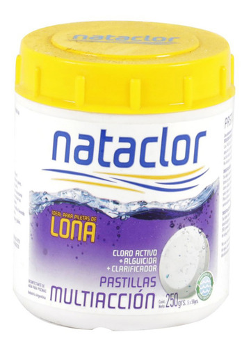 Imagen 2 de 4 de Boya Kit Lona Pastillas Multiacción Nataclor X 10