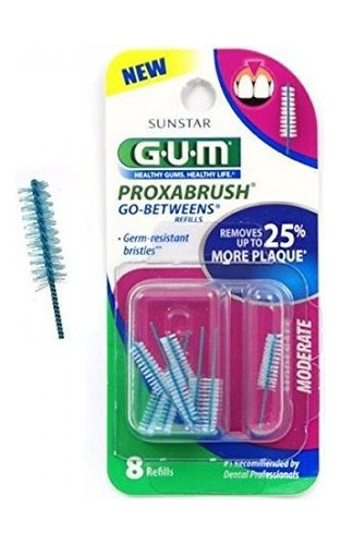 Sunstar 612a Gum Proxabrush Go-betweens Recambio Moderado, C