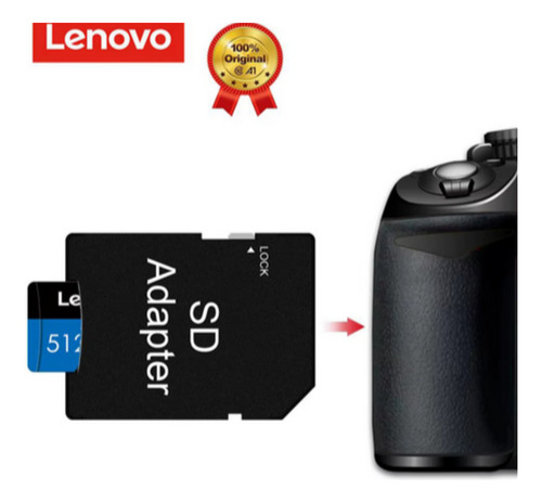 Micro Sd Lenovo 1tb Sdxc V30 A1 Memoria Smart Card