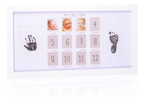 Hapinest My First Year Baby Handprint And Footprint Keepsake