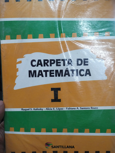 Carpeta De Matemática 1  Perez Romero Santillana