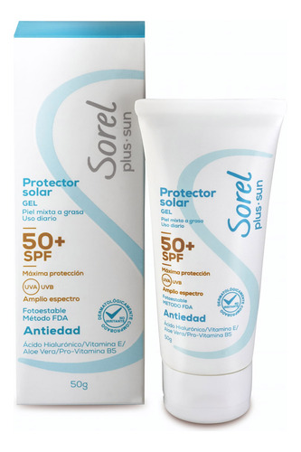 Protector Sorel Sun Spf50 Gel 50 Gr - g a $1098