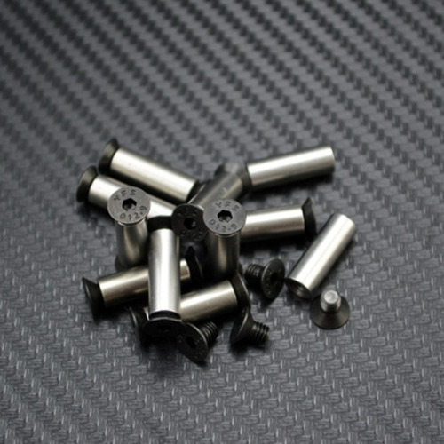 10 Remaches De Cabeza Plana Para Tornillos, Pernos Para