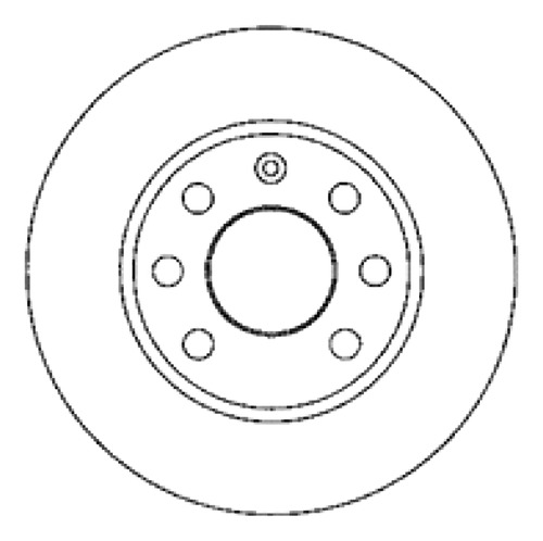 Disco Freno Delantero Gm (236mm) Breme Chevrolet Monza 86-90